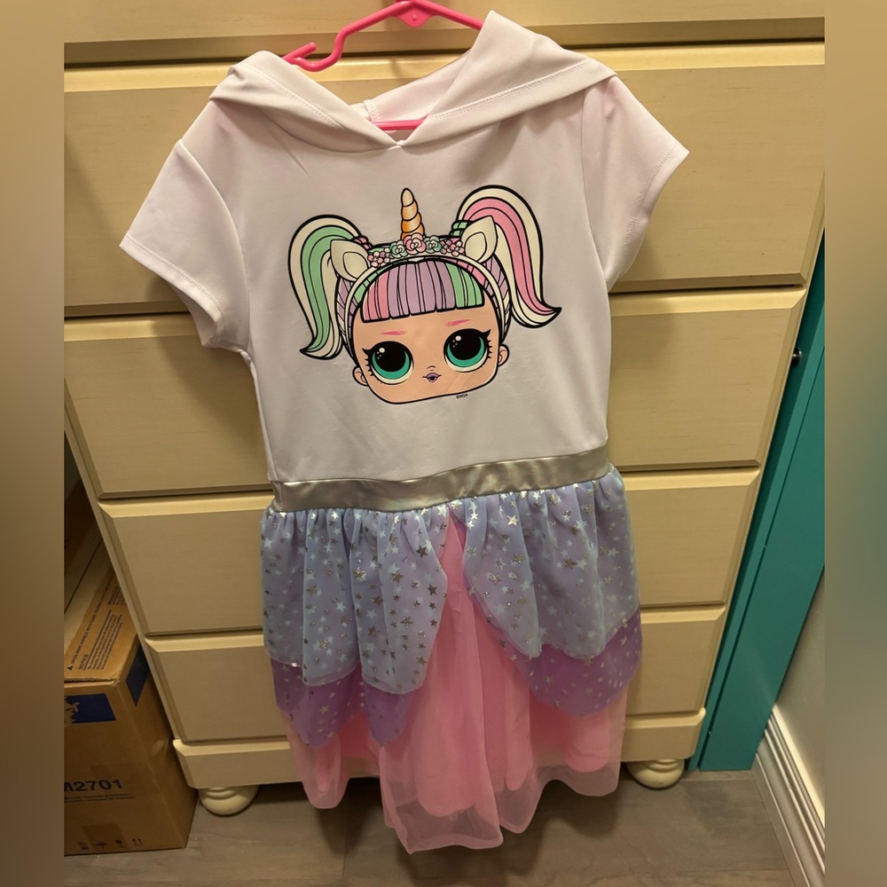 L.O.L. Surprise! Rainbow Dress with attached Hat